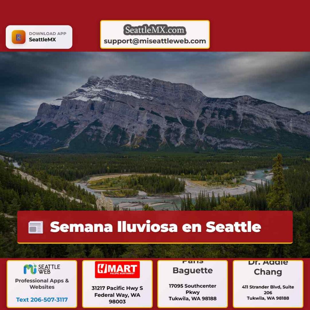 Semana lluviosa en Seattle