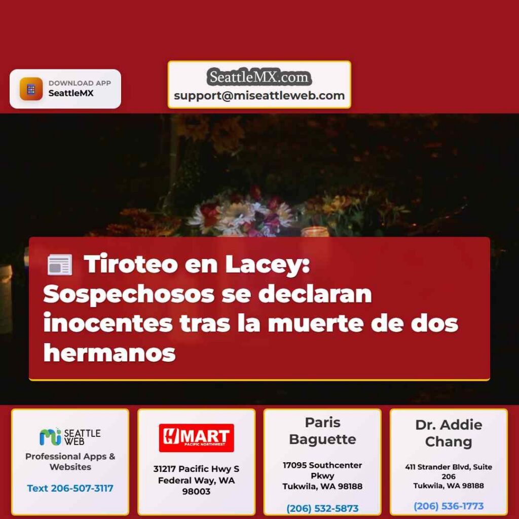 Tiroteo en Lacey: Sospechosos se declaran