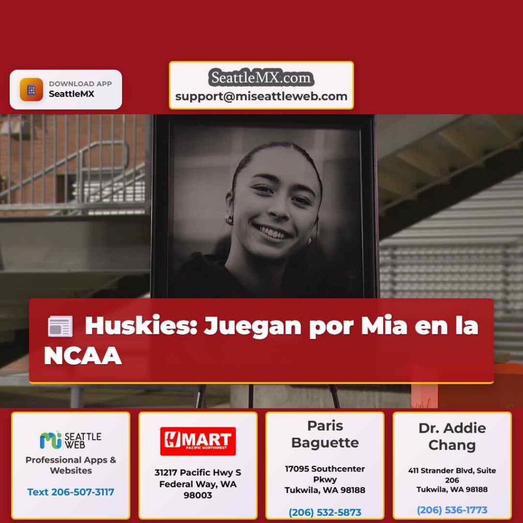 Huskies: Juegan por Mia en la NCAA