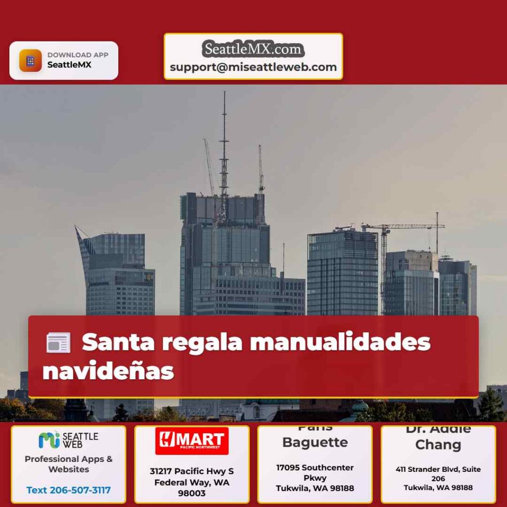 Santa regala manualidades navideñas