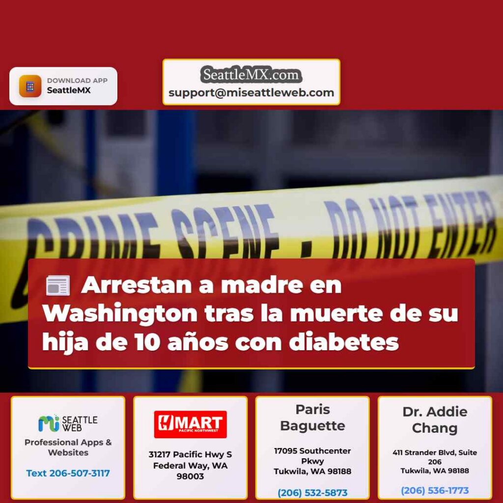 Arrestan a madre en Washington tras la muerte de