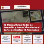 Operativos Federales Desmantelan Redes de Tráfico de Fentanilo y Armas con Vínculos al Cártel de Sinaloa 18 Detenidos