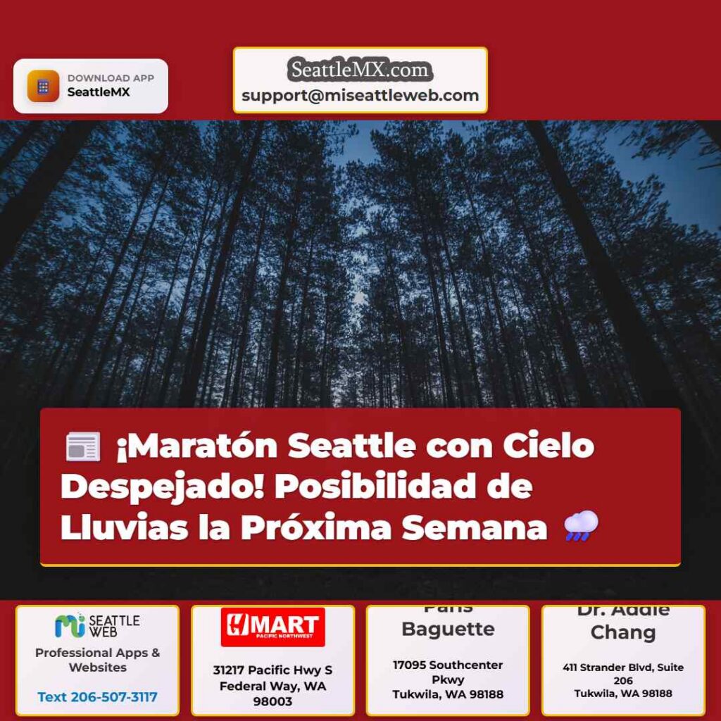 ¡Maratón Seattle con Cielo Despejado! Posibilidad