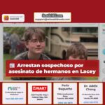 Arrestan a sospechoso por el asesinato de dos hermanos adolescentes en Lacey