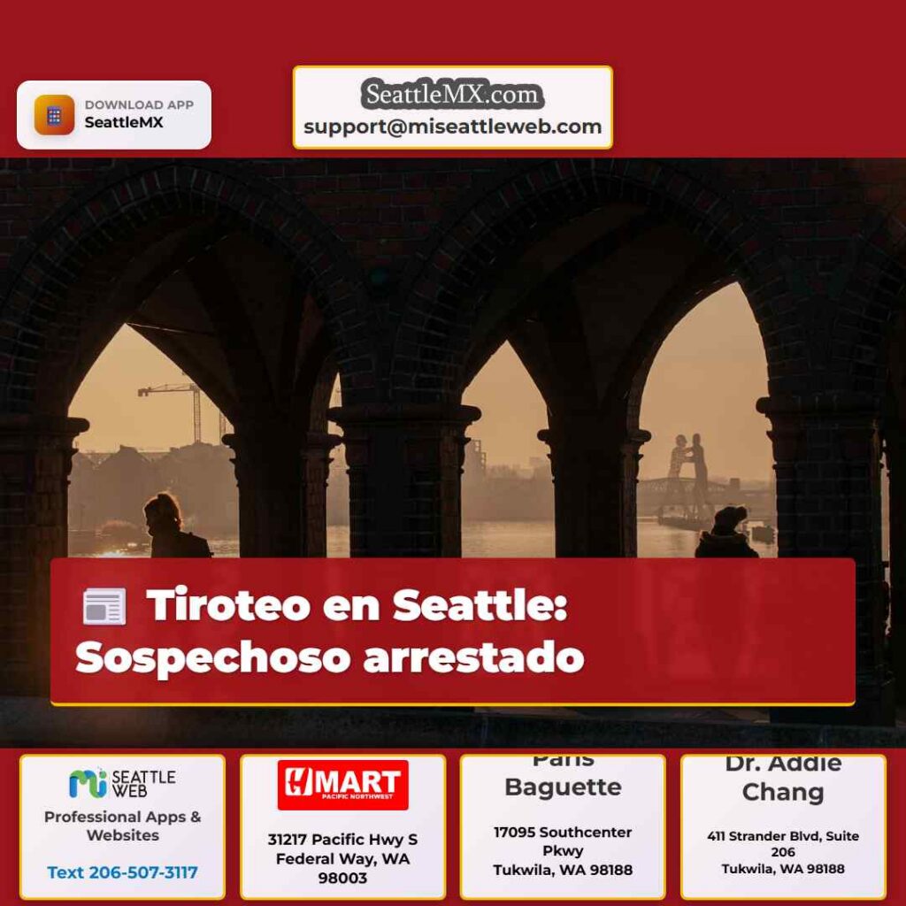 Tiroteo en Seattle: Sospechoso arrestado