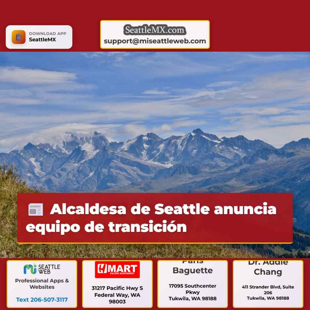 Alcaldesa de Seattle anuncia equipo de transición