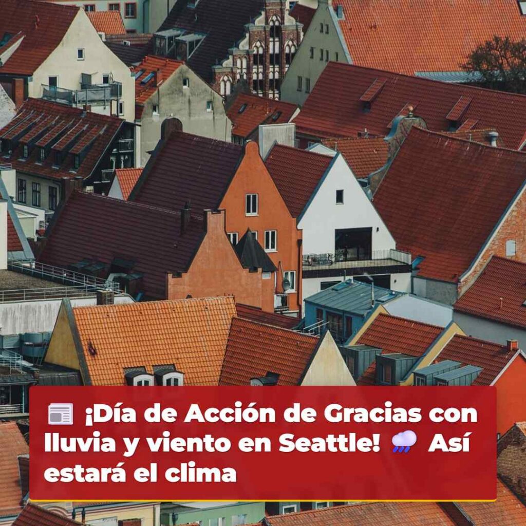 ¡Día de Acción de Gracias con lluvia y viento en