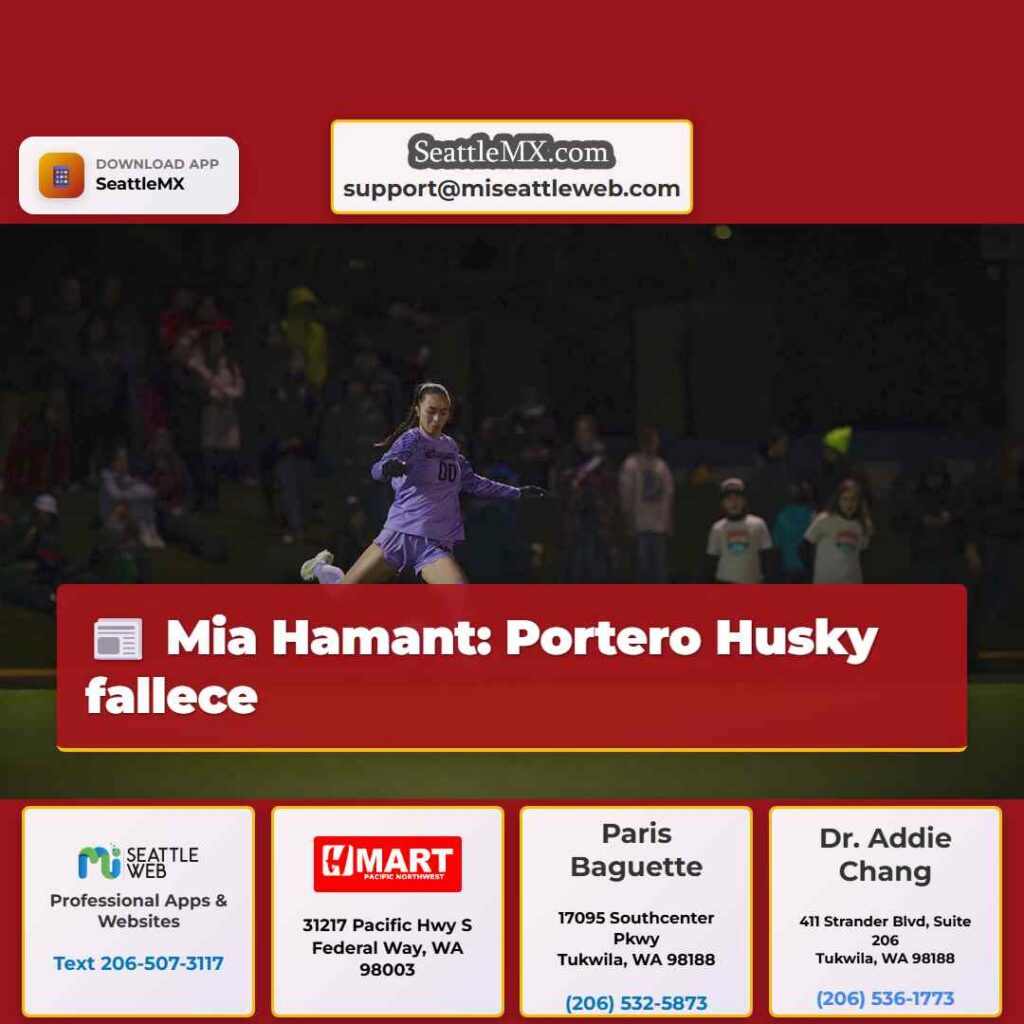 Mia Hamant: Portero Husky fallece