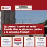 Extensión del West Seattle Link Costos se disparan y Sound Transit busca alternativas