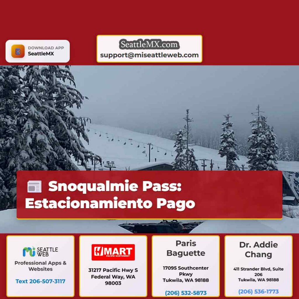Snoqualmie Pass: Estacionamiento Pago