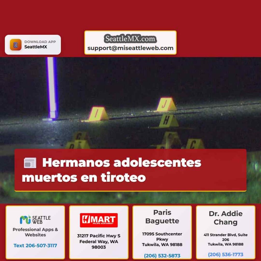 Hermanos adolescentes muertos en tiroteo