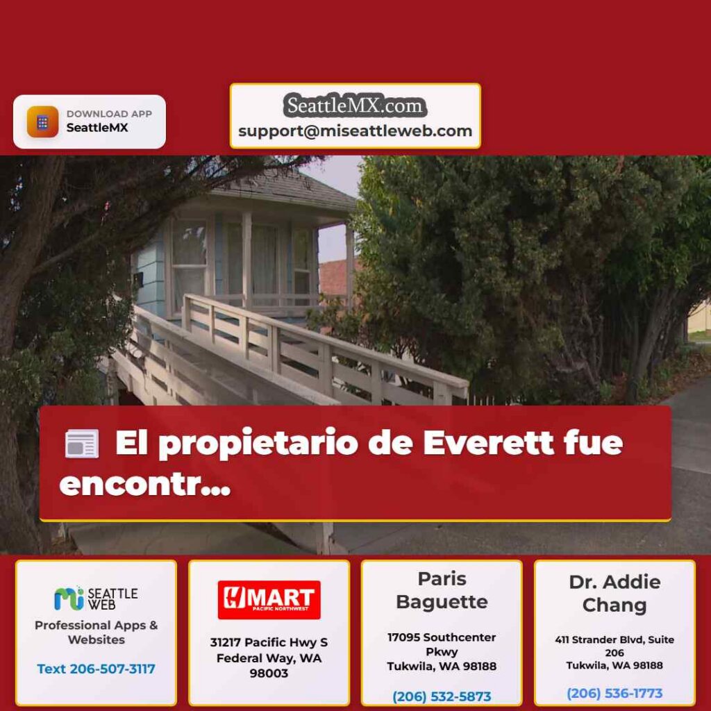 El propietario de Everett fue encontr...