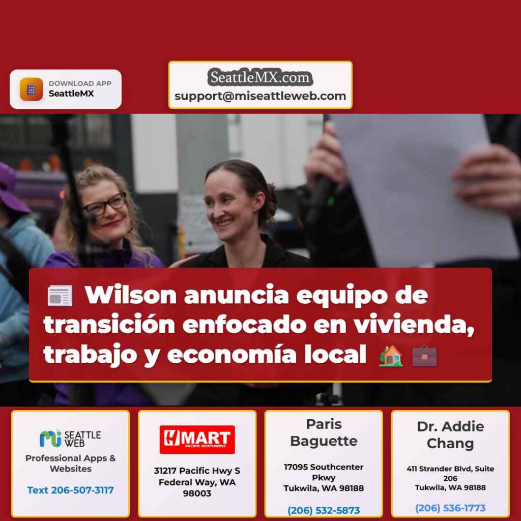 Wilson anuncia equipo de transición enfocado en