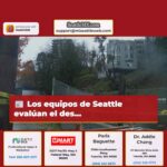 Los equipos de Seattle evalúan el deslizamiento de tierra Queen Anne reportado en medio de las fuertes lluvias del viernes