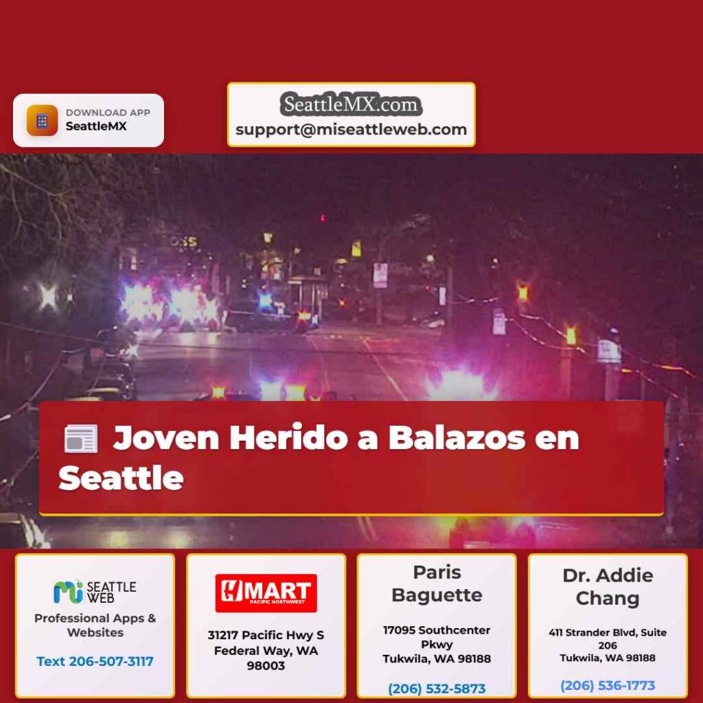 Joven Herido a Balazos en Seattle