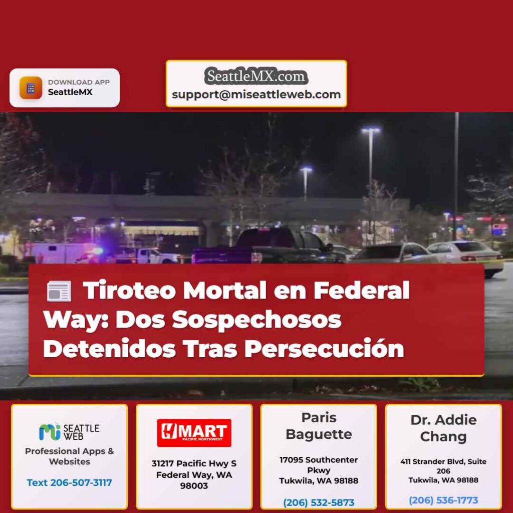 Tiroteo Mortal en Federal Way: Dos Sospechosos