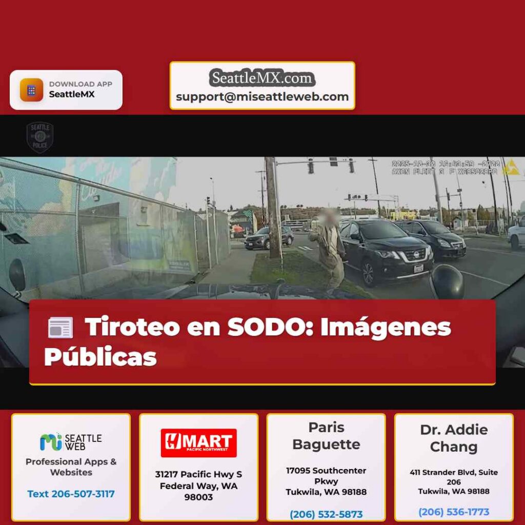 Tiroteo en SODO: Imágenes Públicas