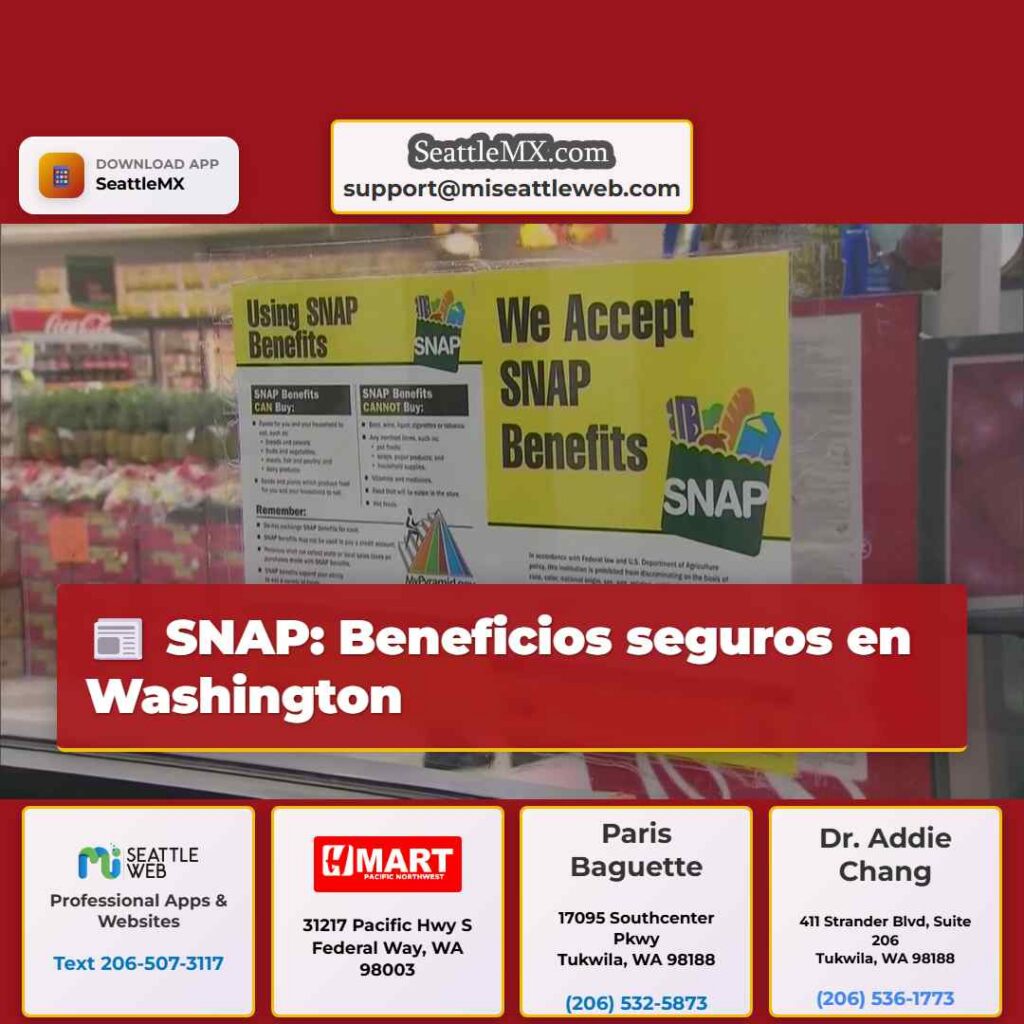 SNAP: Beneficios seguros en Washington