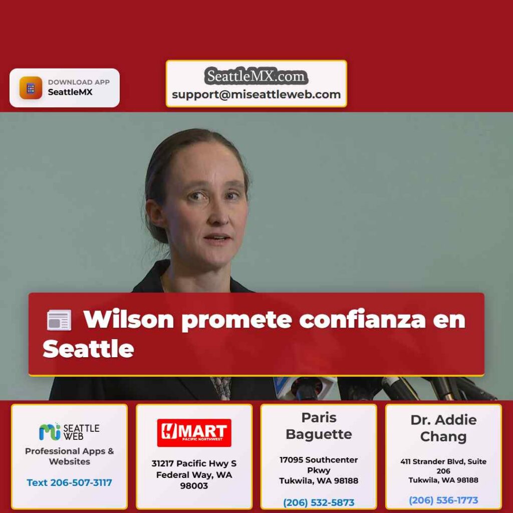 Wilson promete confianza en Seattle