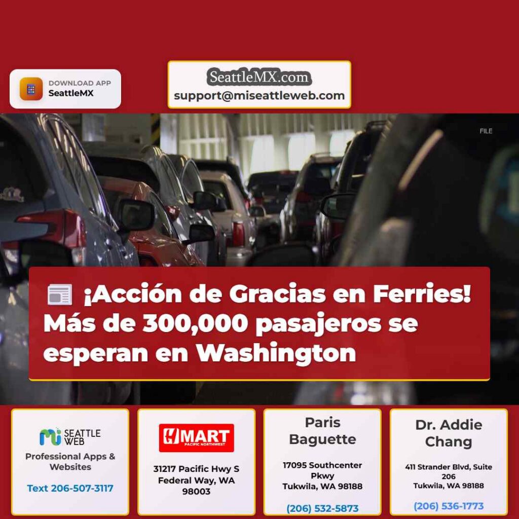 ¡Acción de Gracias en Ferries! Más de 300,000