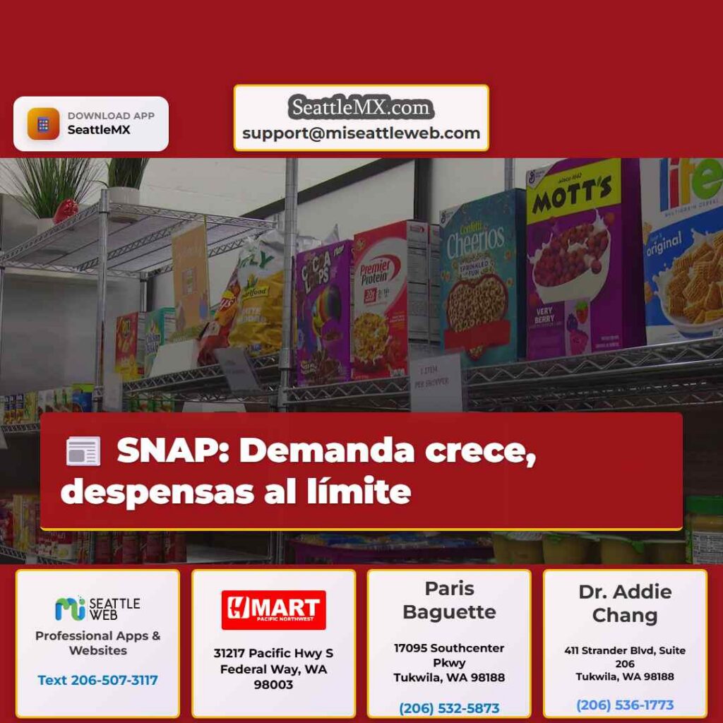 SNAP: Demanda crece, despensas al límite