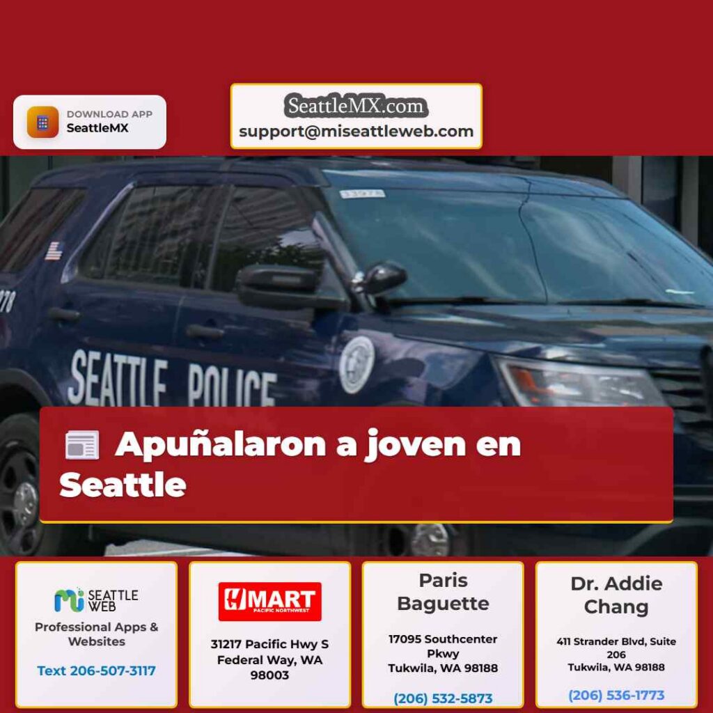 Apuñalaron a joven en Seattle