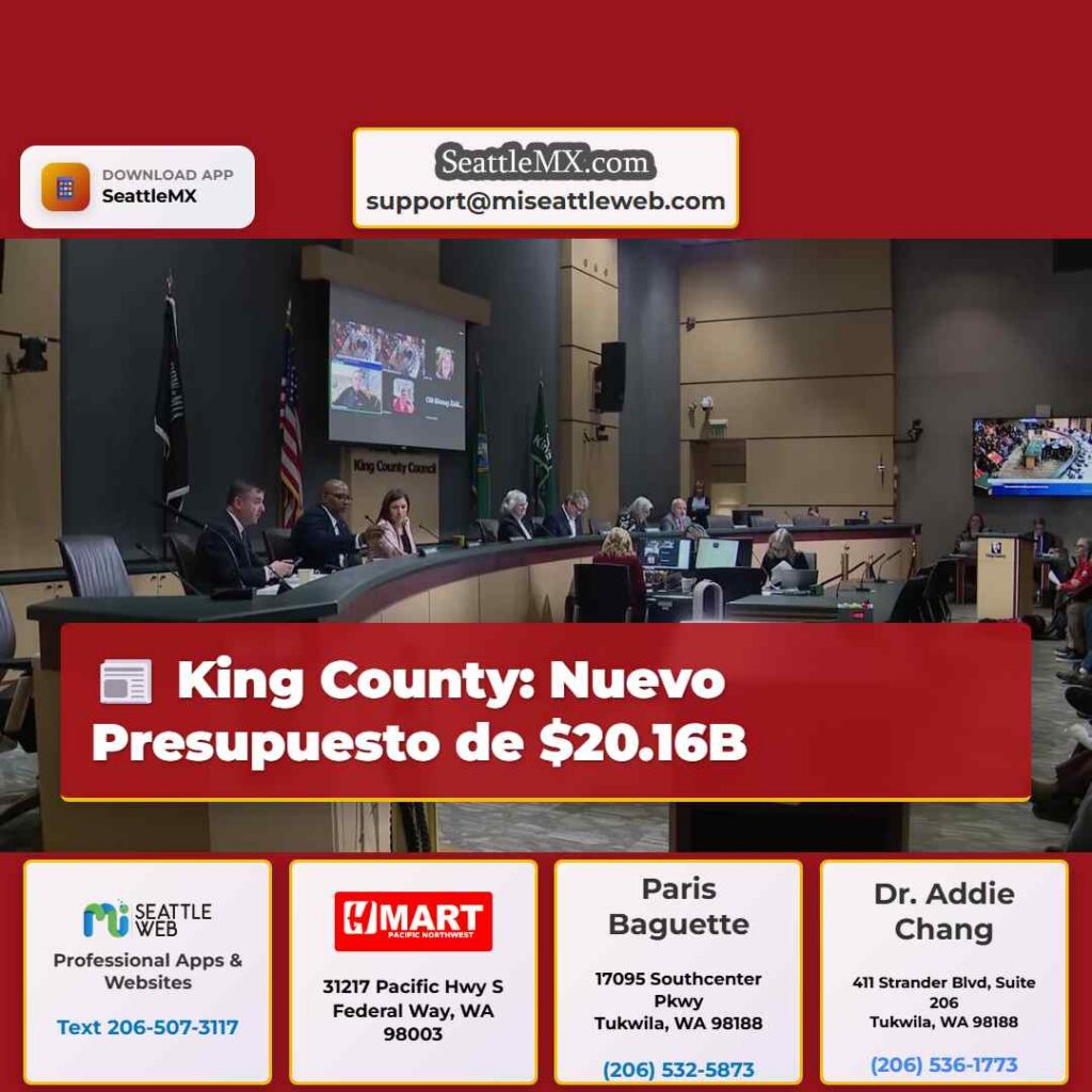 King County: Nuevo Presupuesto de $20.16B