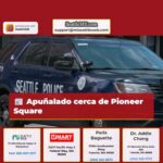 Apuñalado cerca de Pioneer Square