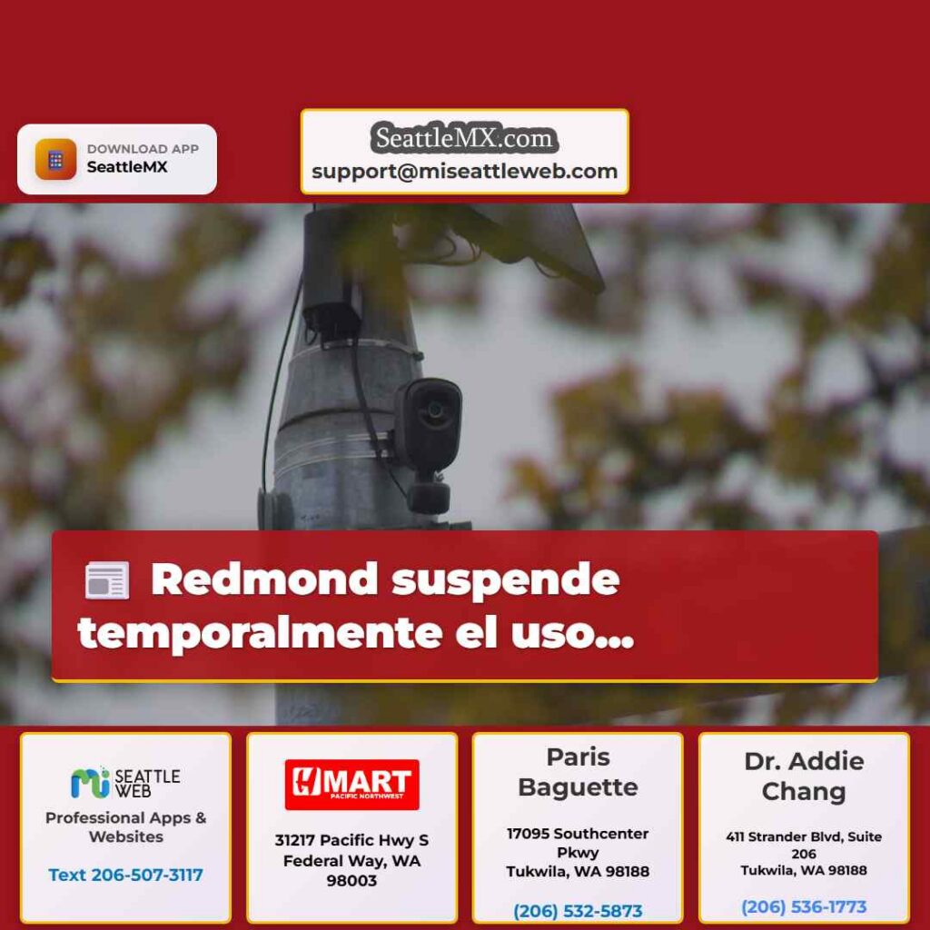 Redmond suspende temporalmente el uso...