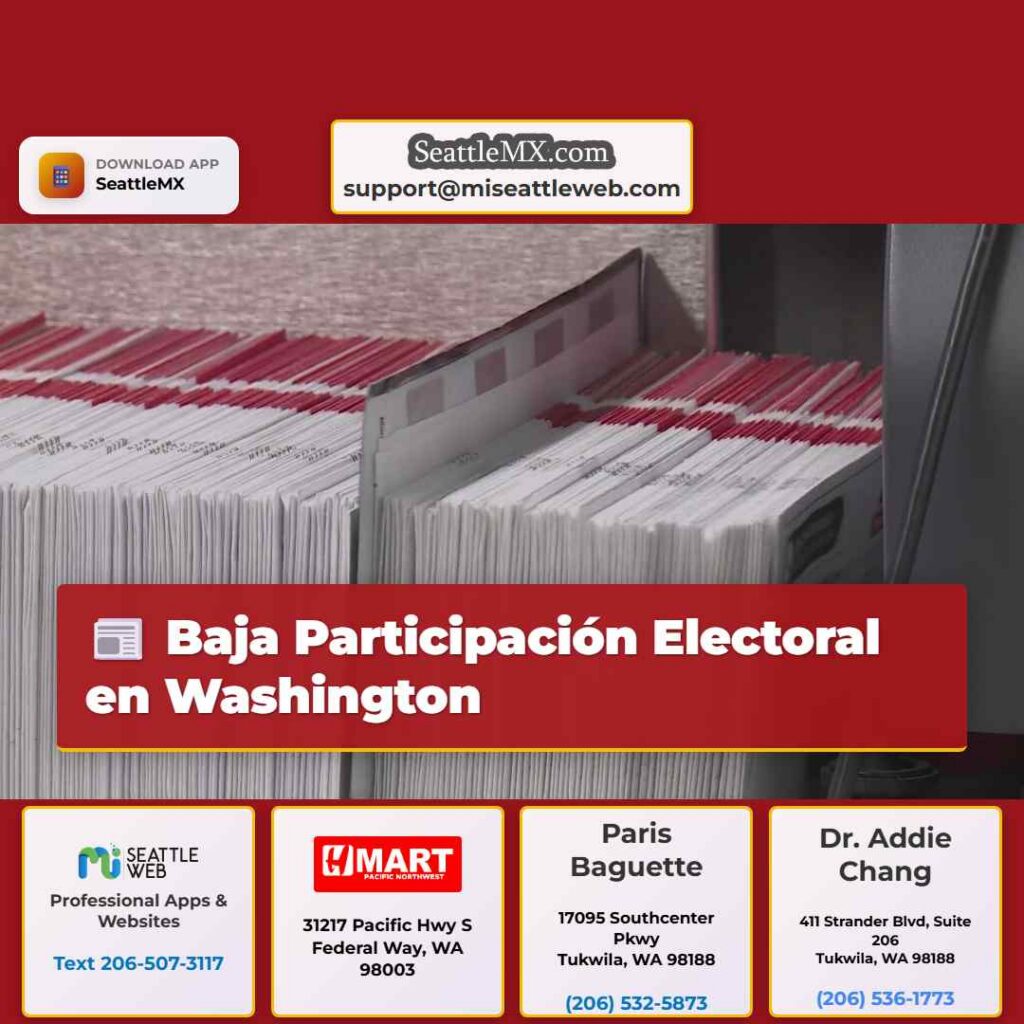 Baja Participación Electoral en Washington