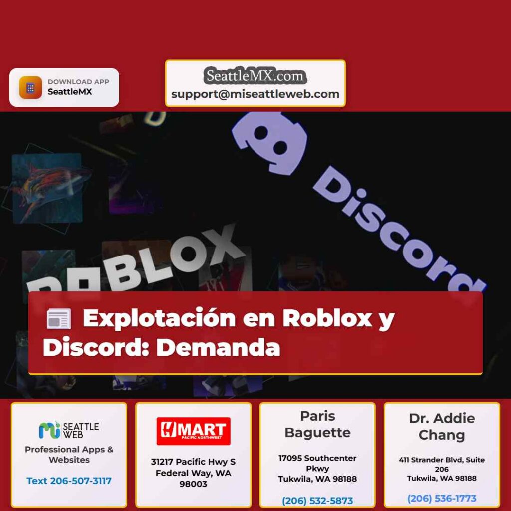 Explotación en Roblox y Discord: Demanda