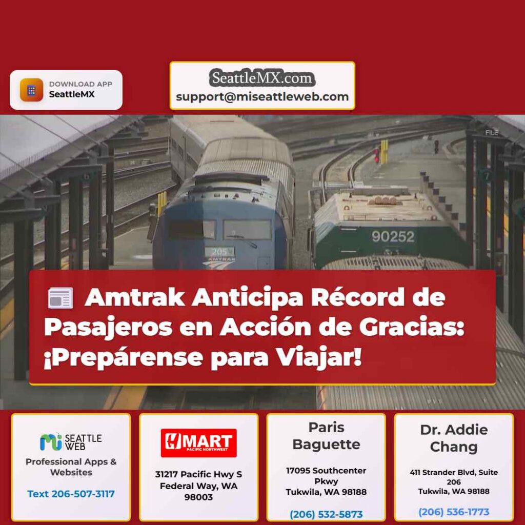 Amtrak Anticipa Récord de Pasajeros en Acción de
