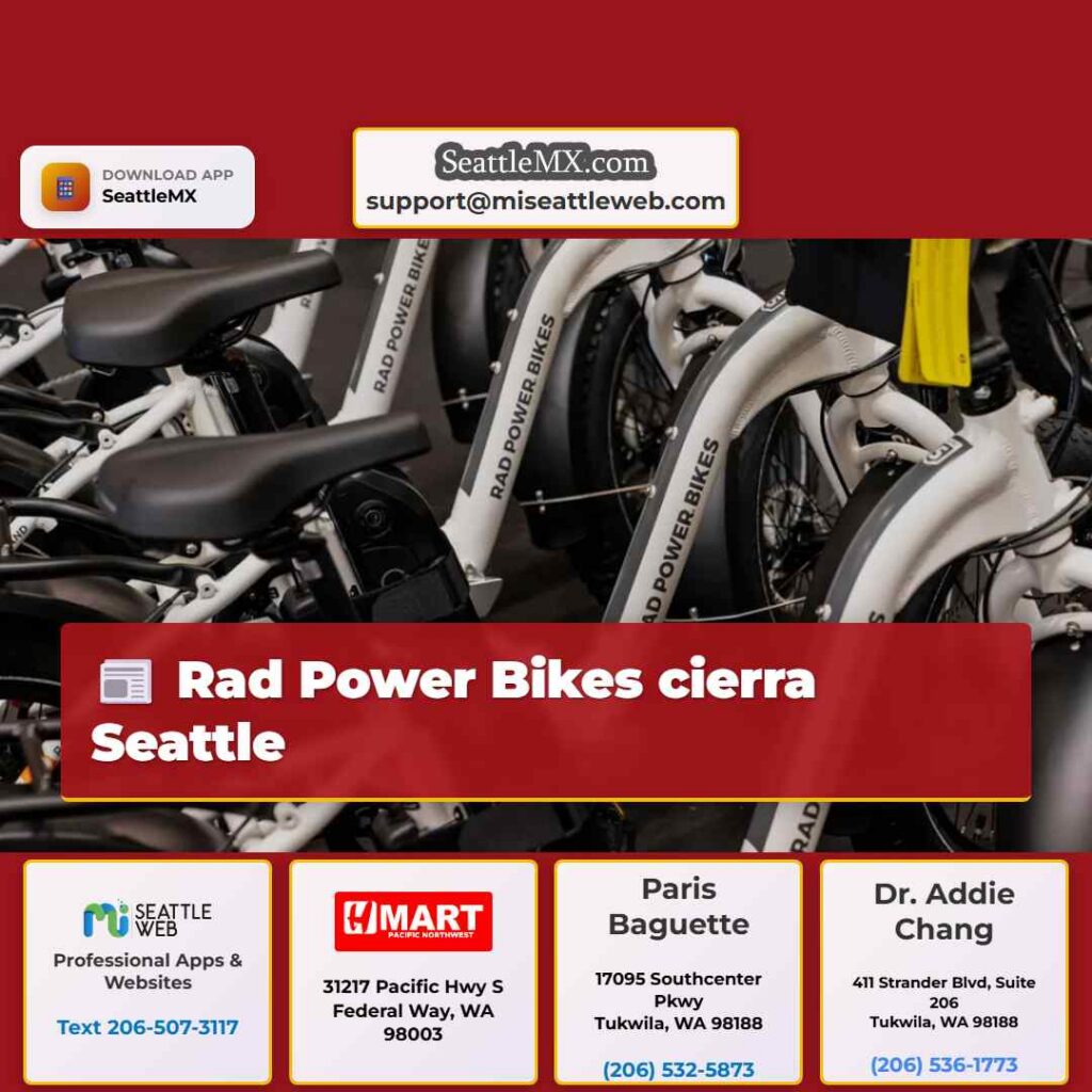Rad Power Bikes cierra Seattle