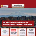 Falsa Alarma Sísmica en el Monte Rainier Acumulación de Hielo Generó Confusión