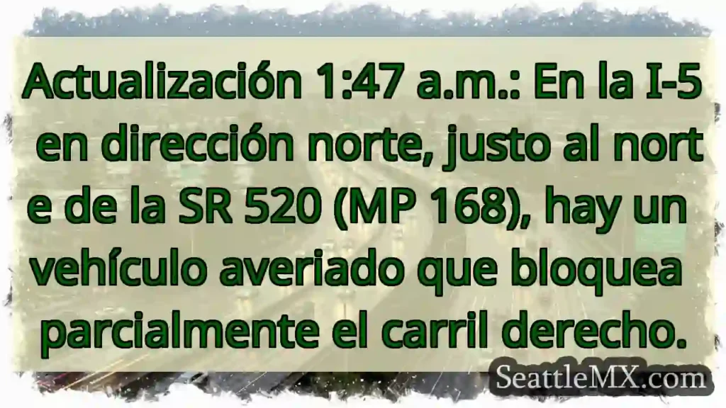 Actualización 1:47 a.m.: En la I-5 en dirección