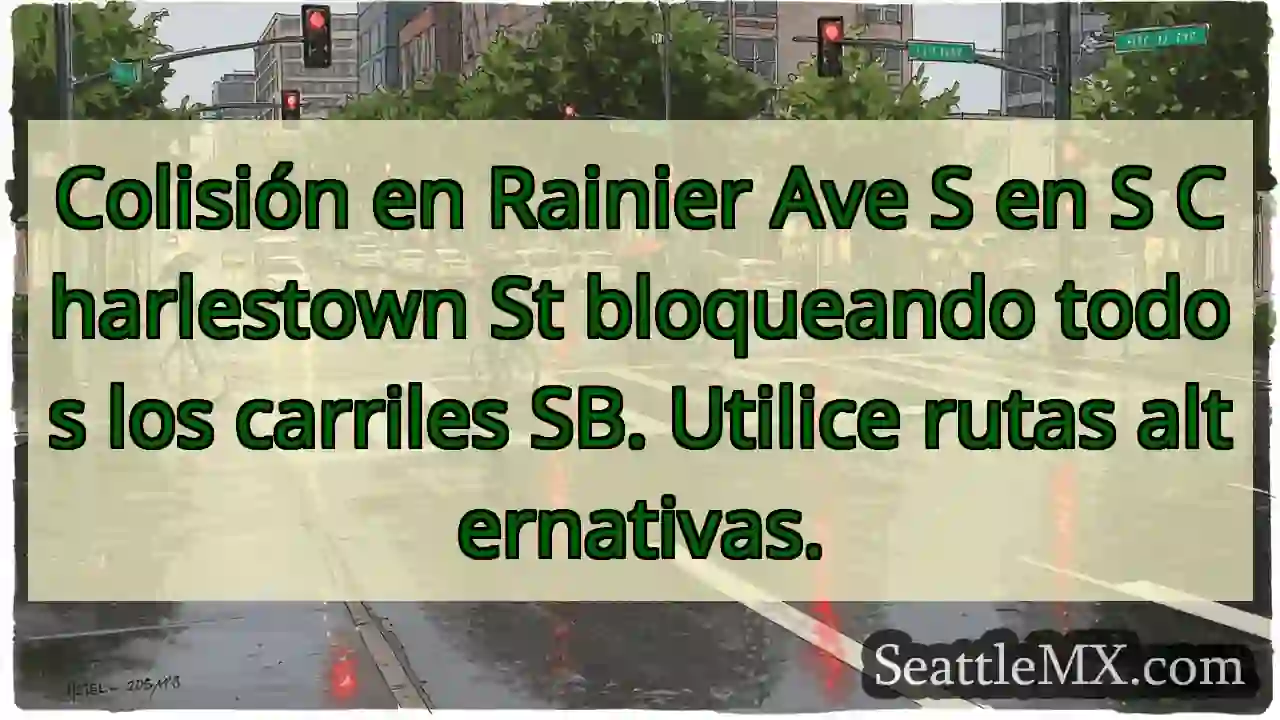 Colisión en Rainier Ave S en S Charlestown St