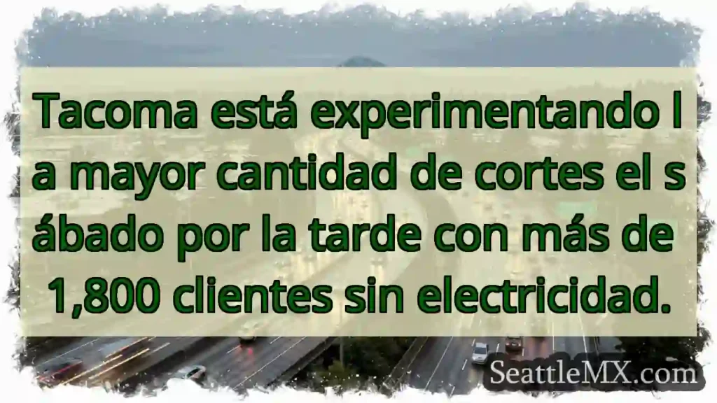 Tacoma está experimentando la mayor cantidad de