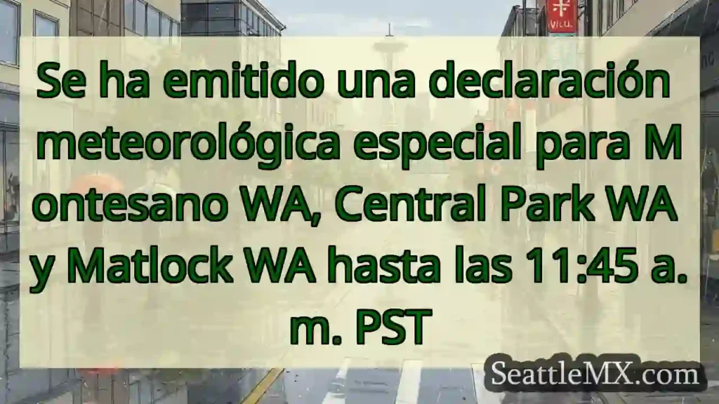 Se ha emitido una declaración meteorológica