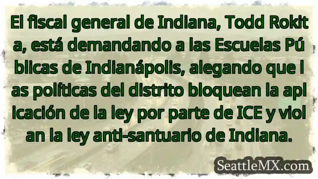El fiscal general de Indiana, Todd Rokita, está