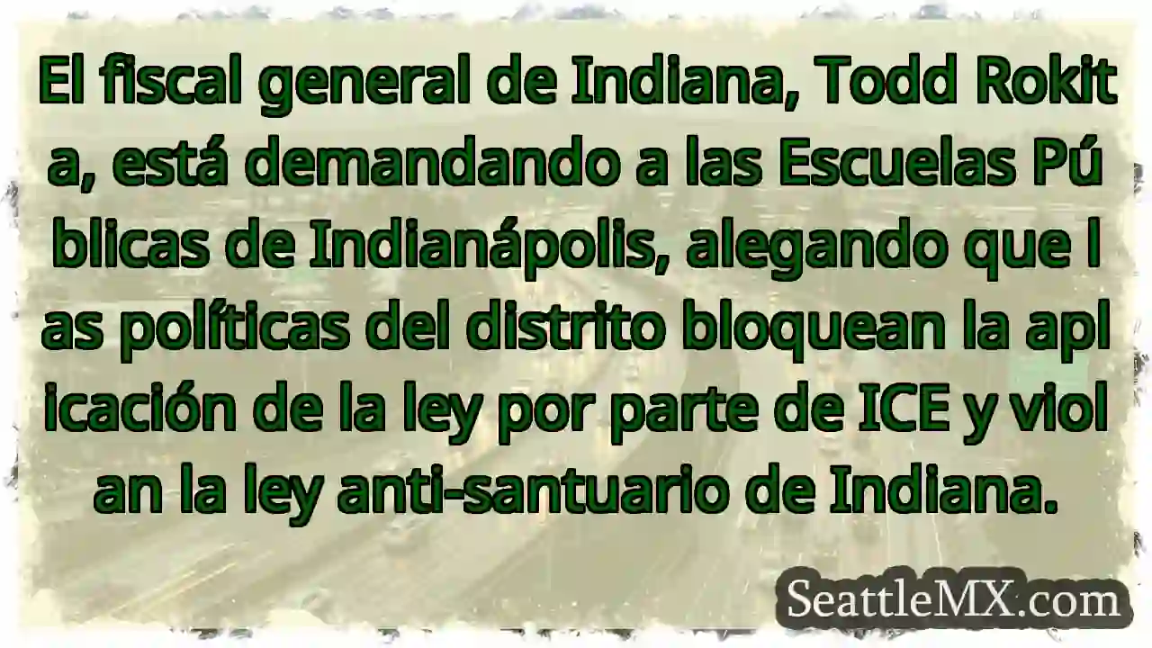 El fiscal general de Indiana, Todd Rokita, está