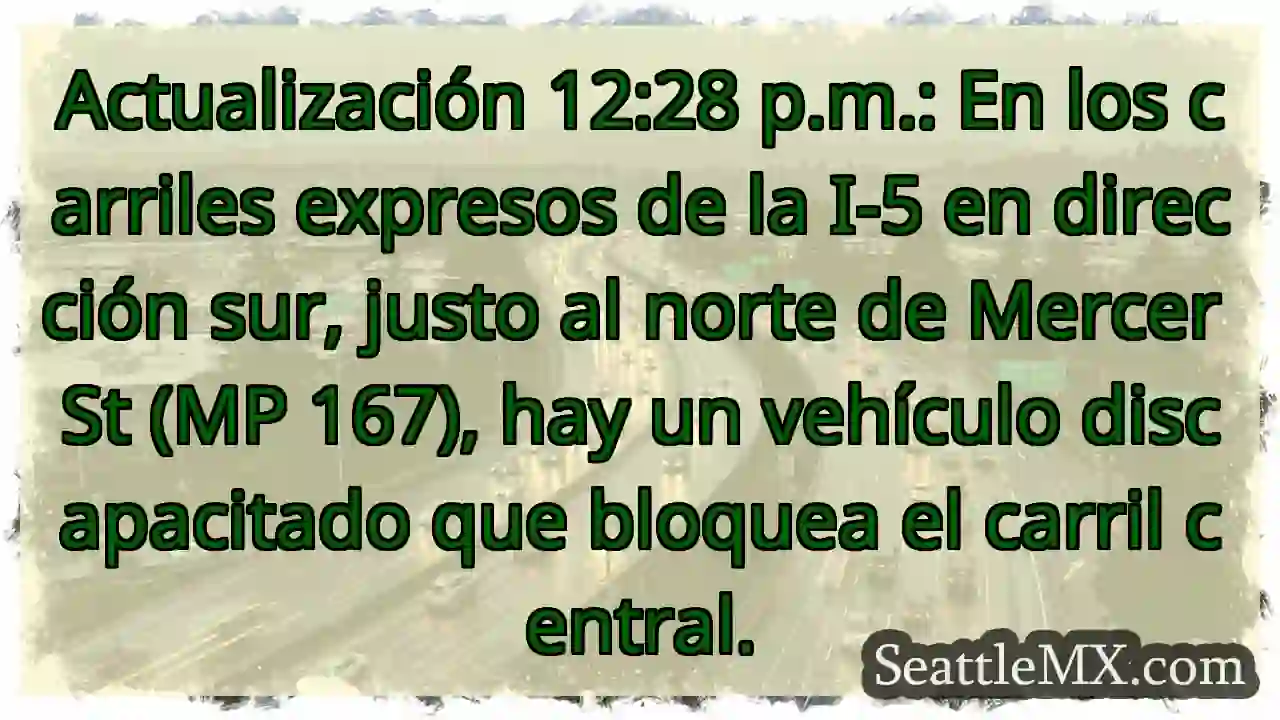 Actualización 12:28 p.m.: En los carriles