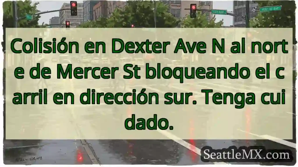 Colisión en Dexter Ave N al norte de Mercer St