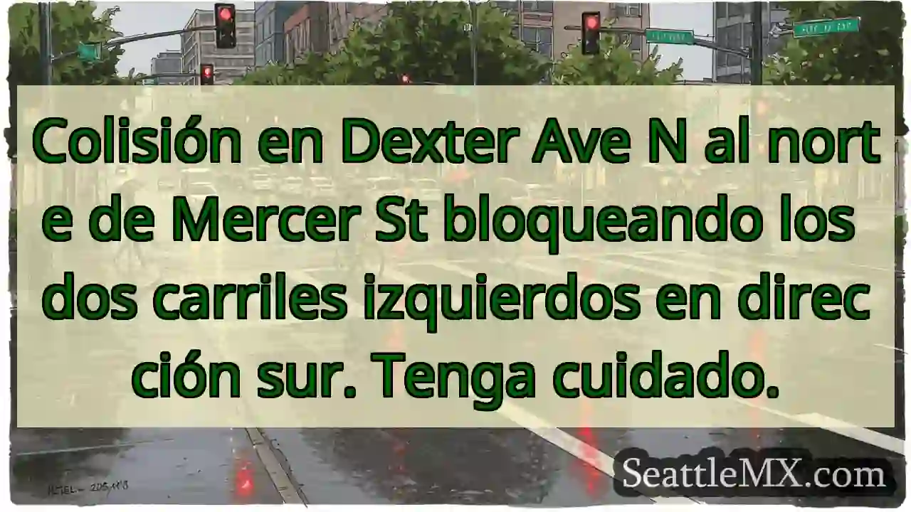 Colisión en Dexter Ave N al norte de Mercer St