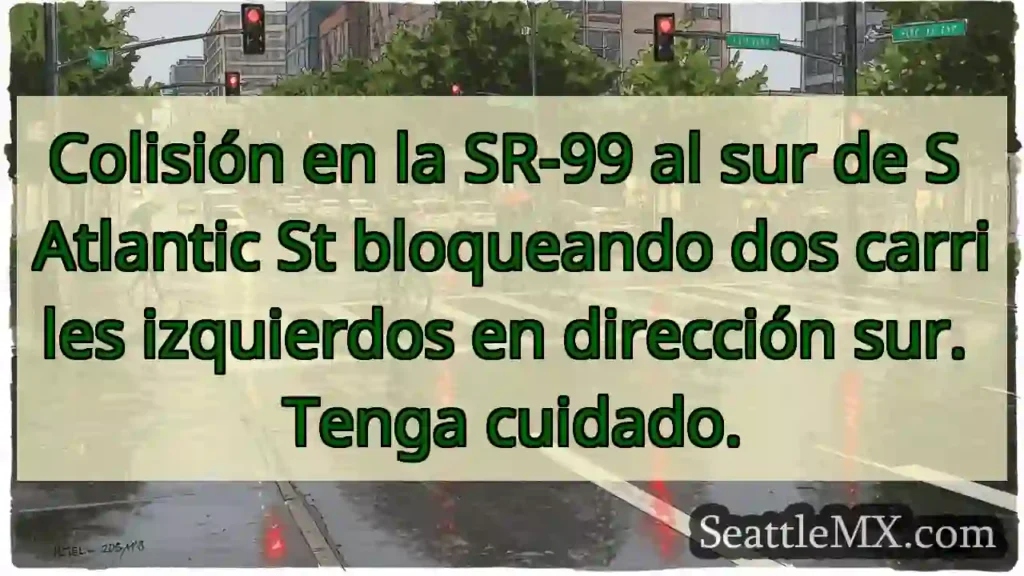 Colisión en la SR-99 al sur de S Atlantic St