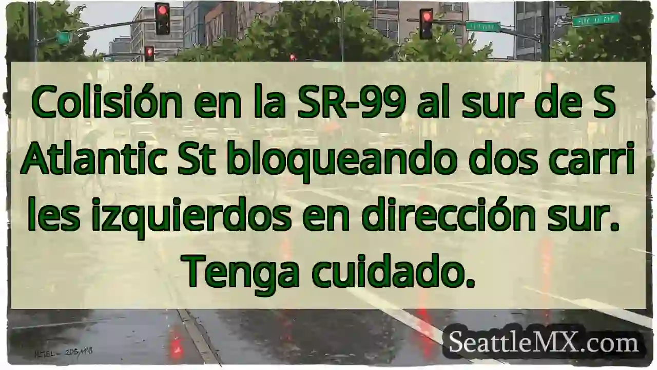 Colisión en la SR-99 al sur de S Atlantic St