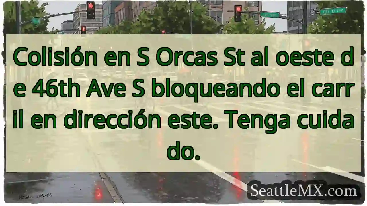 Colisión en S Orcas St al oeste de 46th Ave S