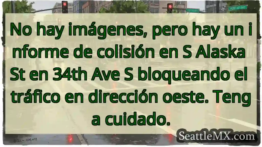No hay imágenes, pero hay un informe de colisión