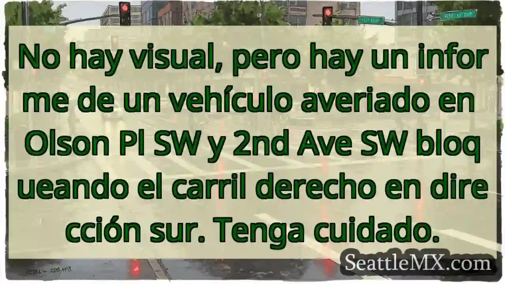 No hay visual, pero hay un informe de un vehículo