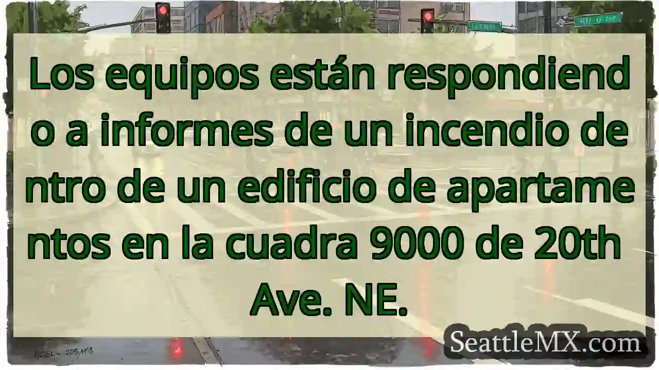 Los equipos están respondiendo a informes de un