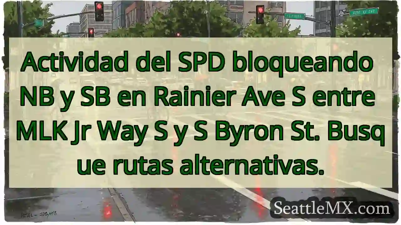 Actividad del SPD bloqueando NB y SB en Rainier